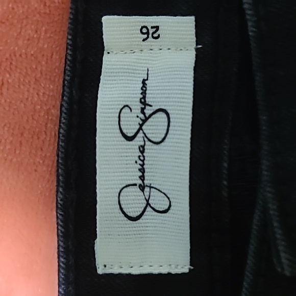 Jessica Simpson Kiss Me Vintage Black Jeans Size 26 - Picture 8 of 13